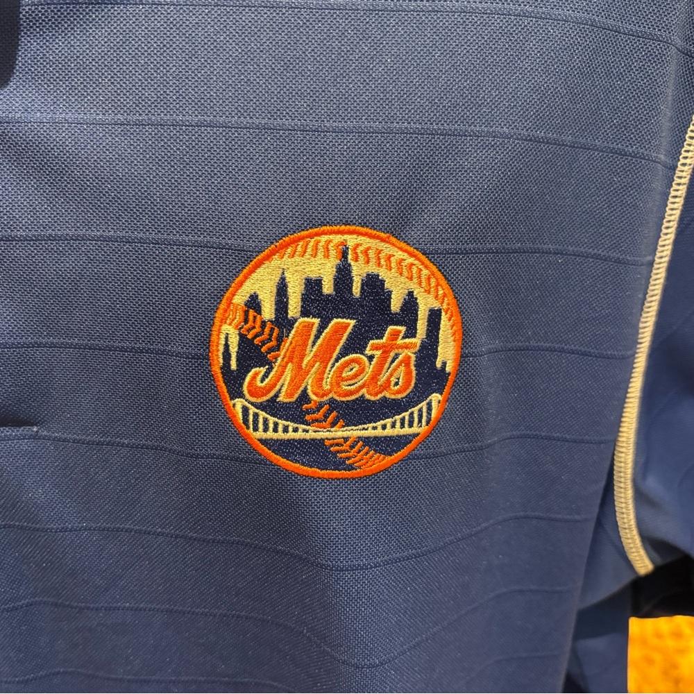 New York Mets men’s athletic polo. Sharp blue with logo on chest.‎ XL - Picture 3 of 6
